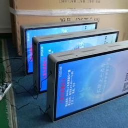 供应43寸吊顶式双屏广告机 多媒体信息发布系统 高清液晶展示